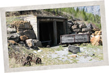 Canmore disused mine entrance